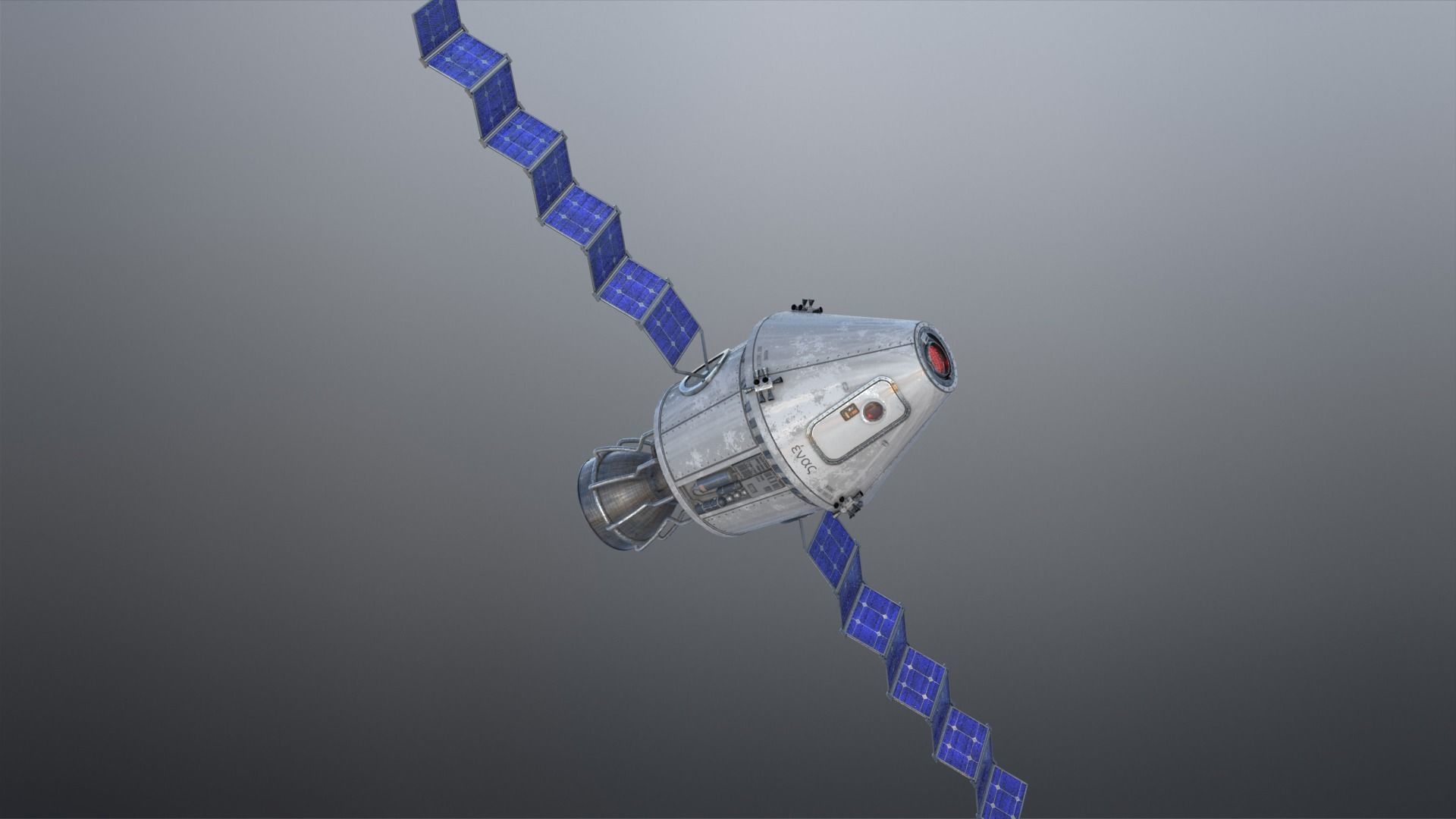 Spaceship 3D model_7