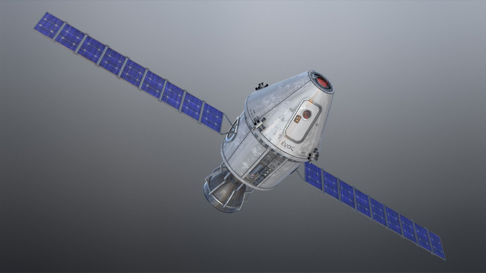 Spaceship 3D model_8