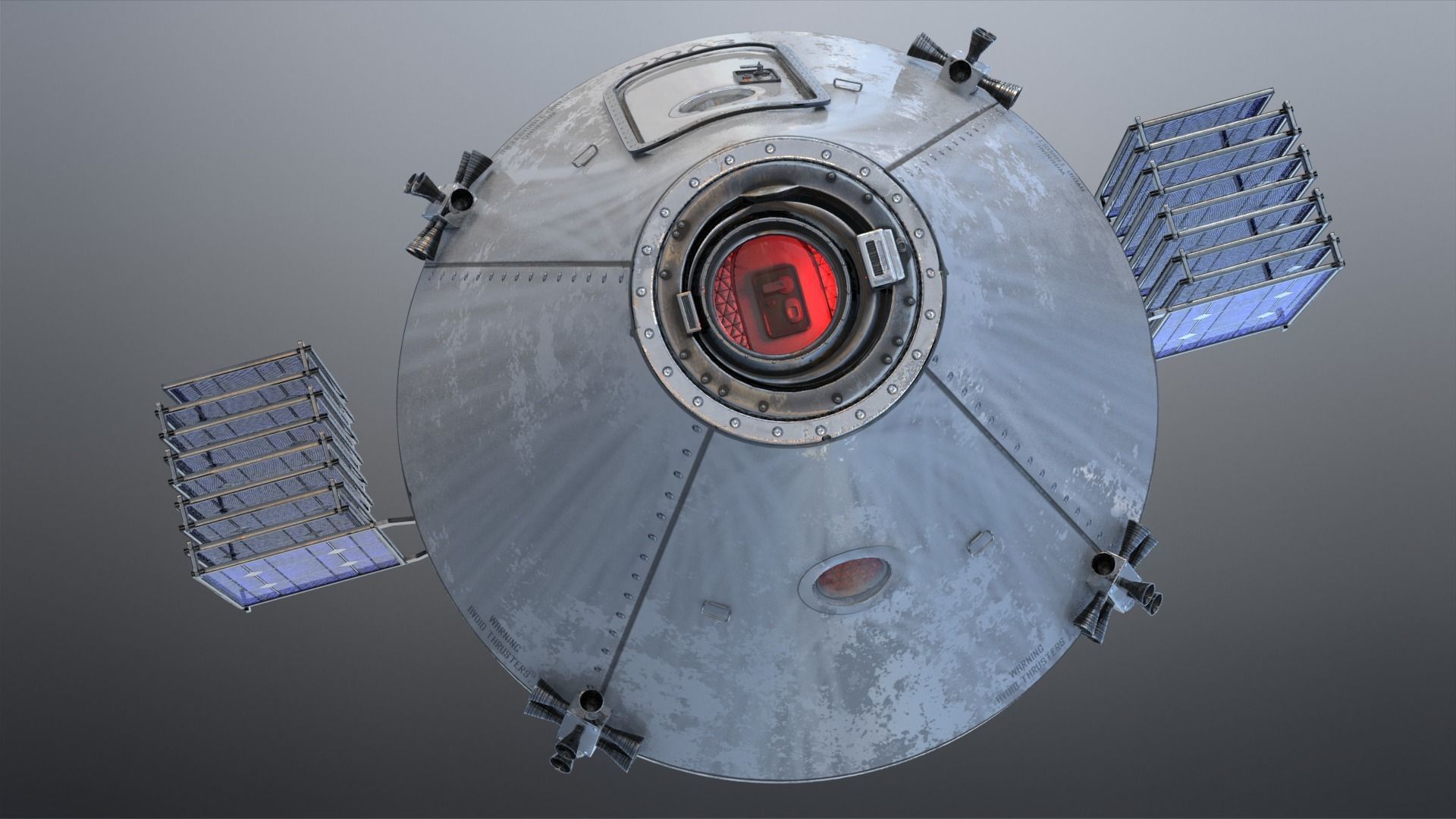 Spaceship 3D model_12