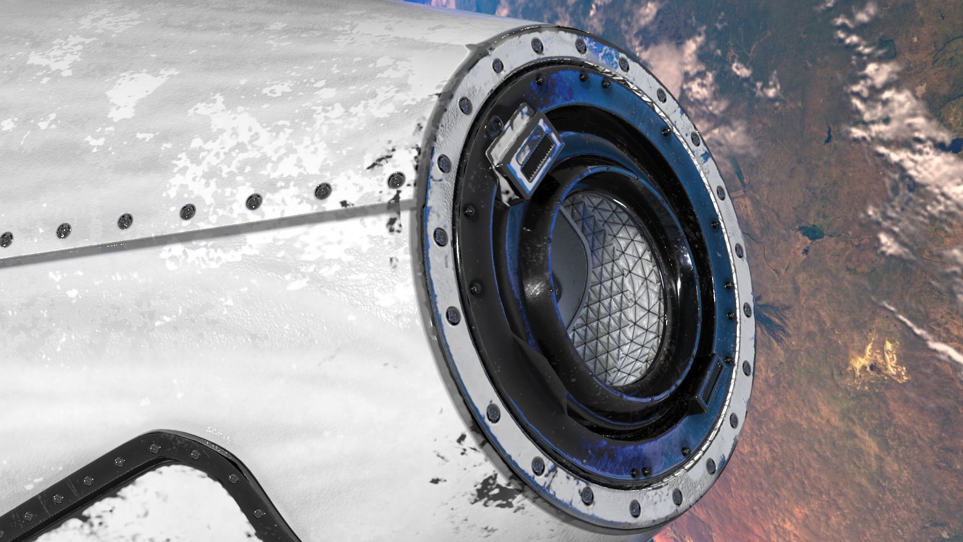 Spaceship 3D model_3