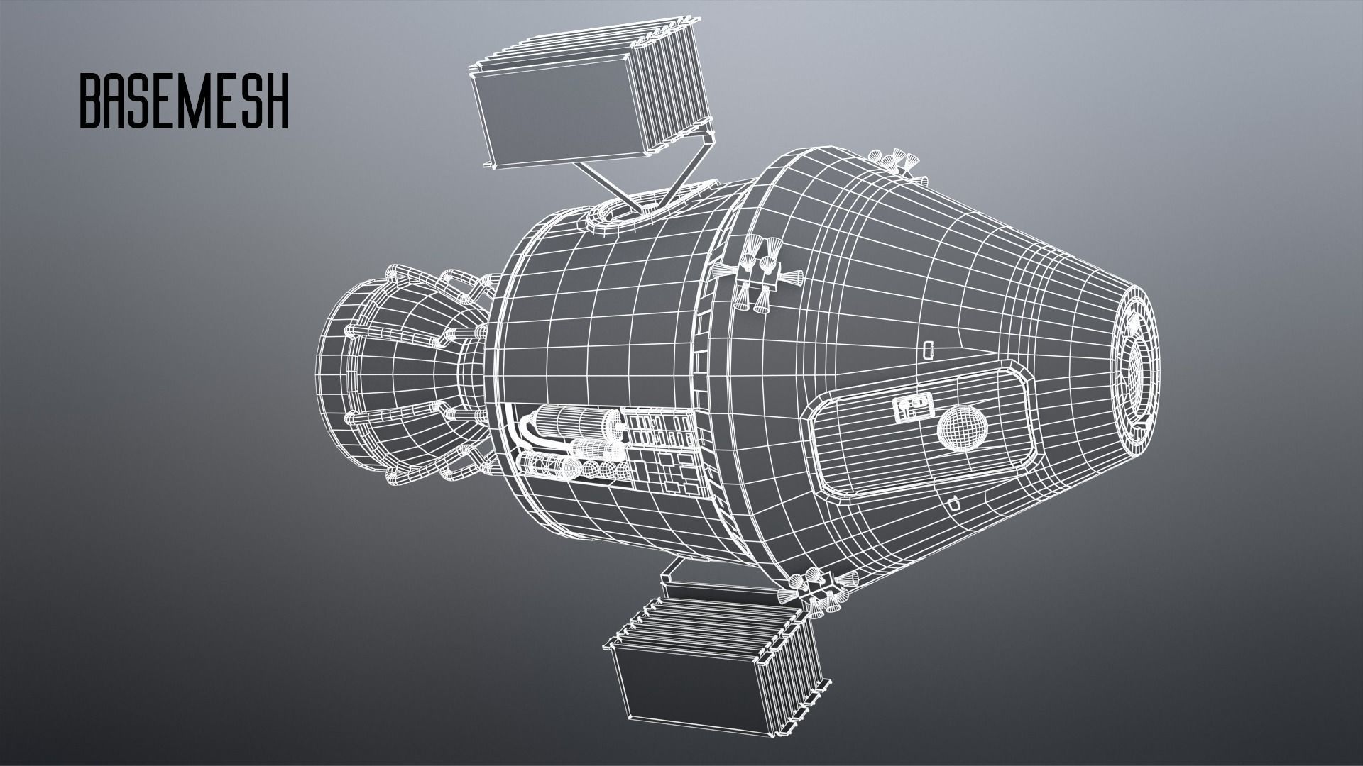 Spaceship 3D model_23