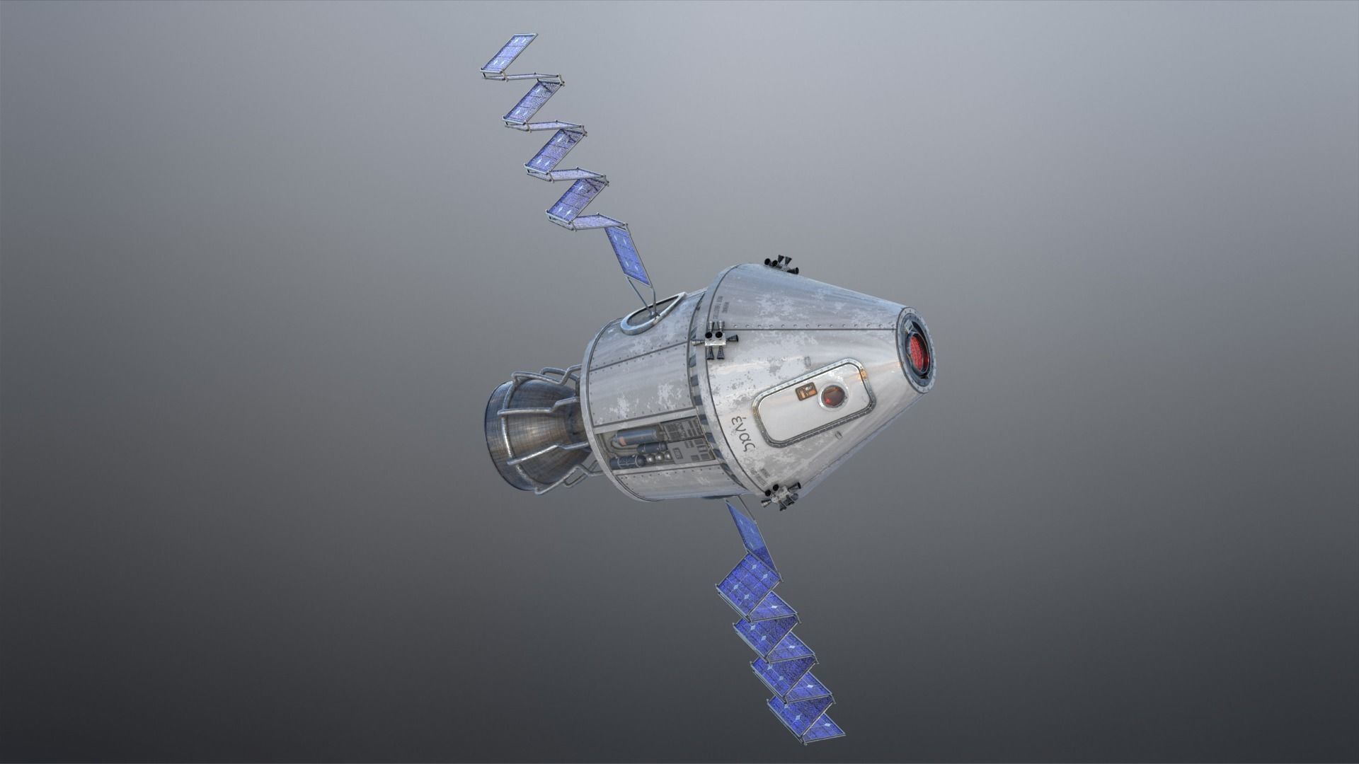 Spaceship 3D model_6