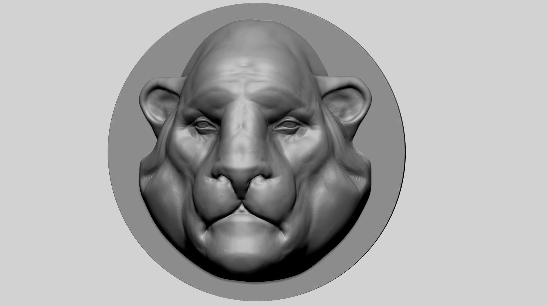 Creature Head Printable A 3D print model_7