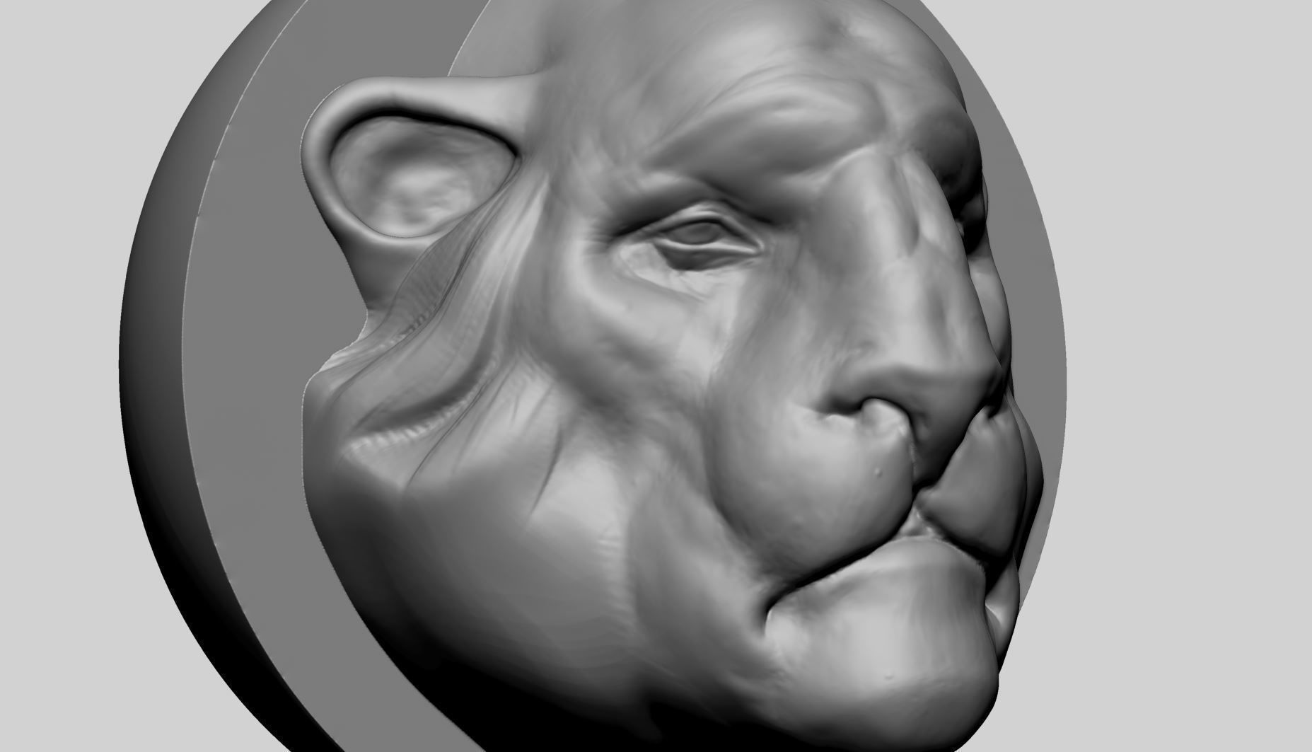 Creature Head Printable A 3D print model_9