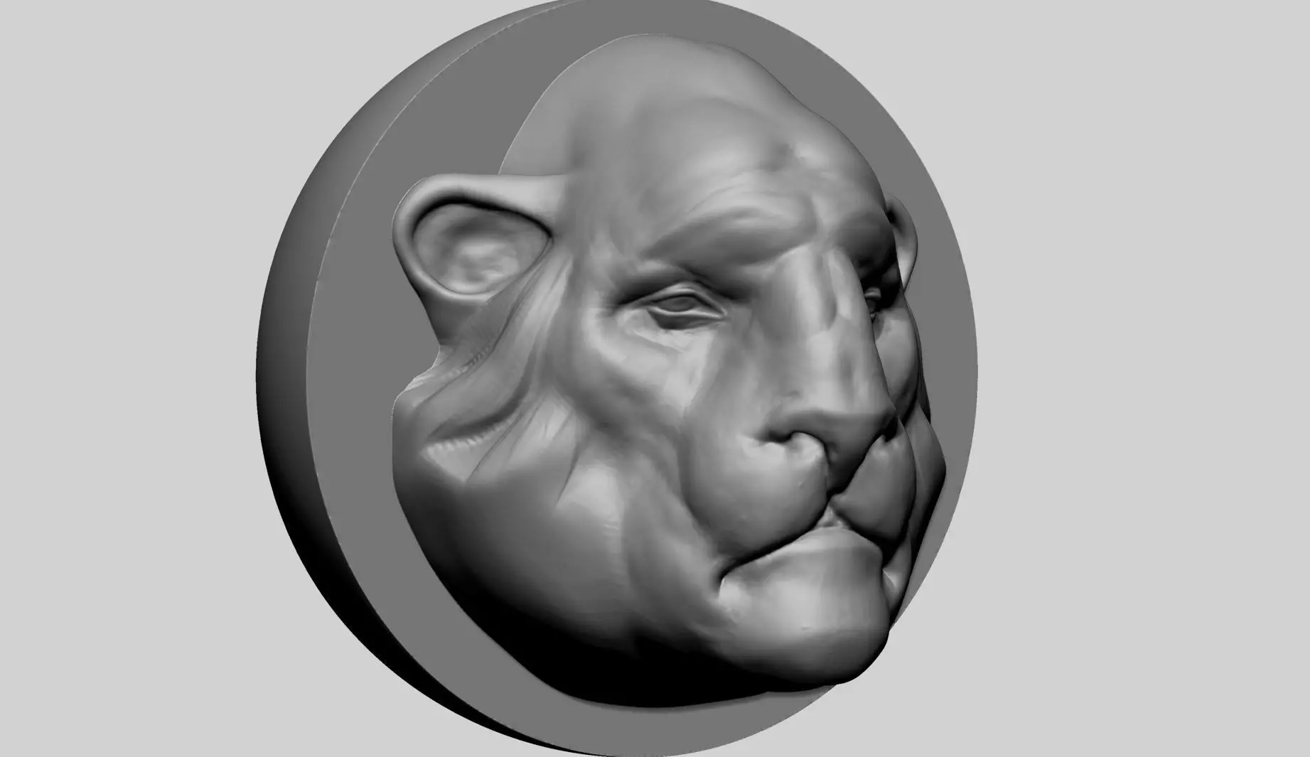 Creature Head Printable A 3D print model_0
