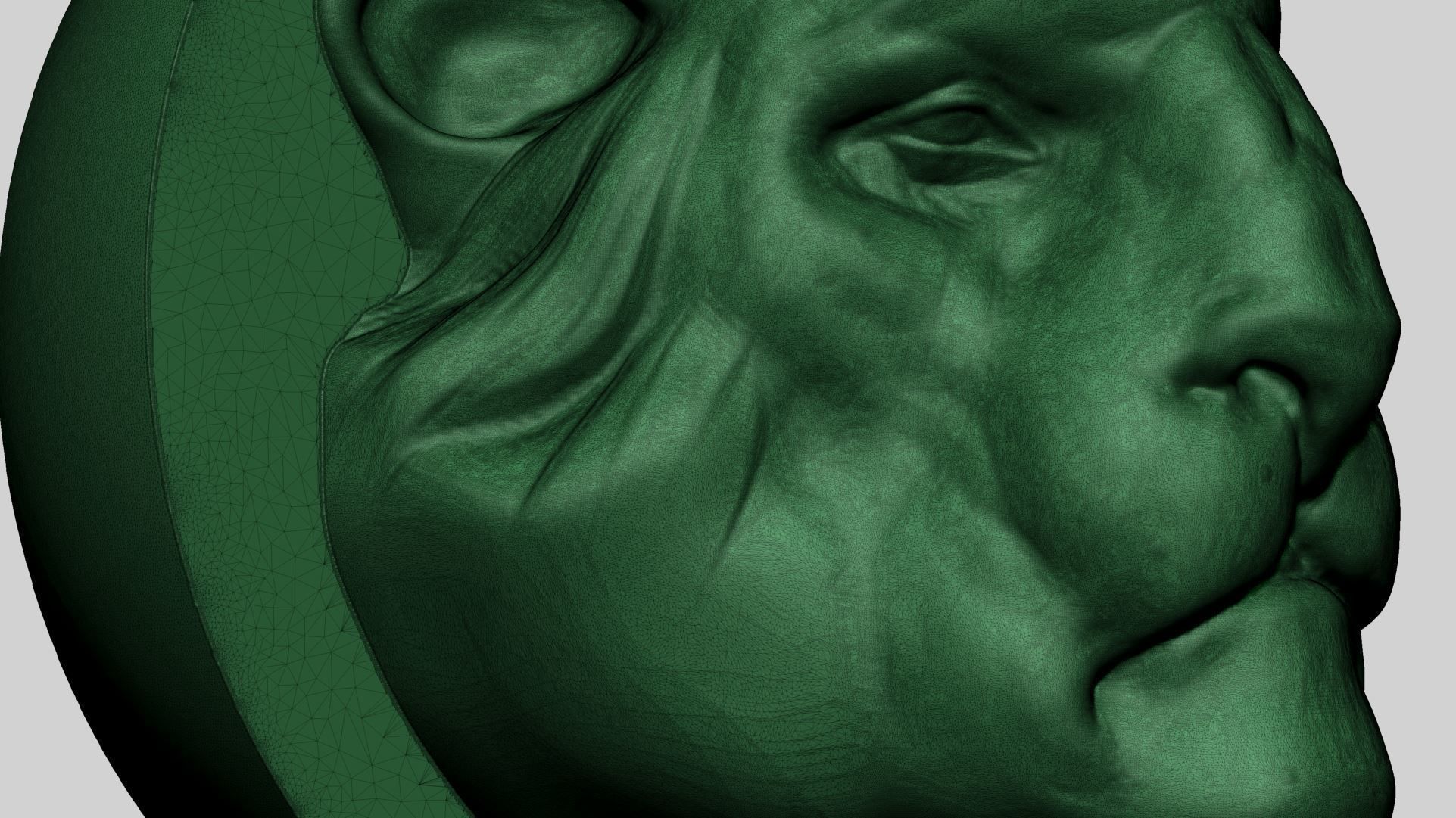 Creature Head Printable A 3D print model_10