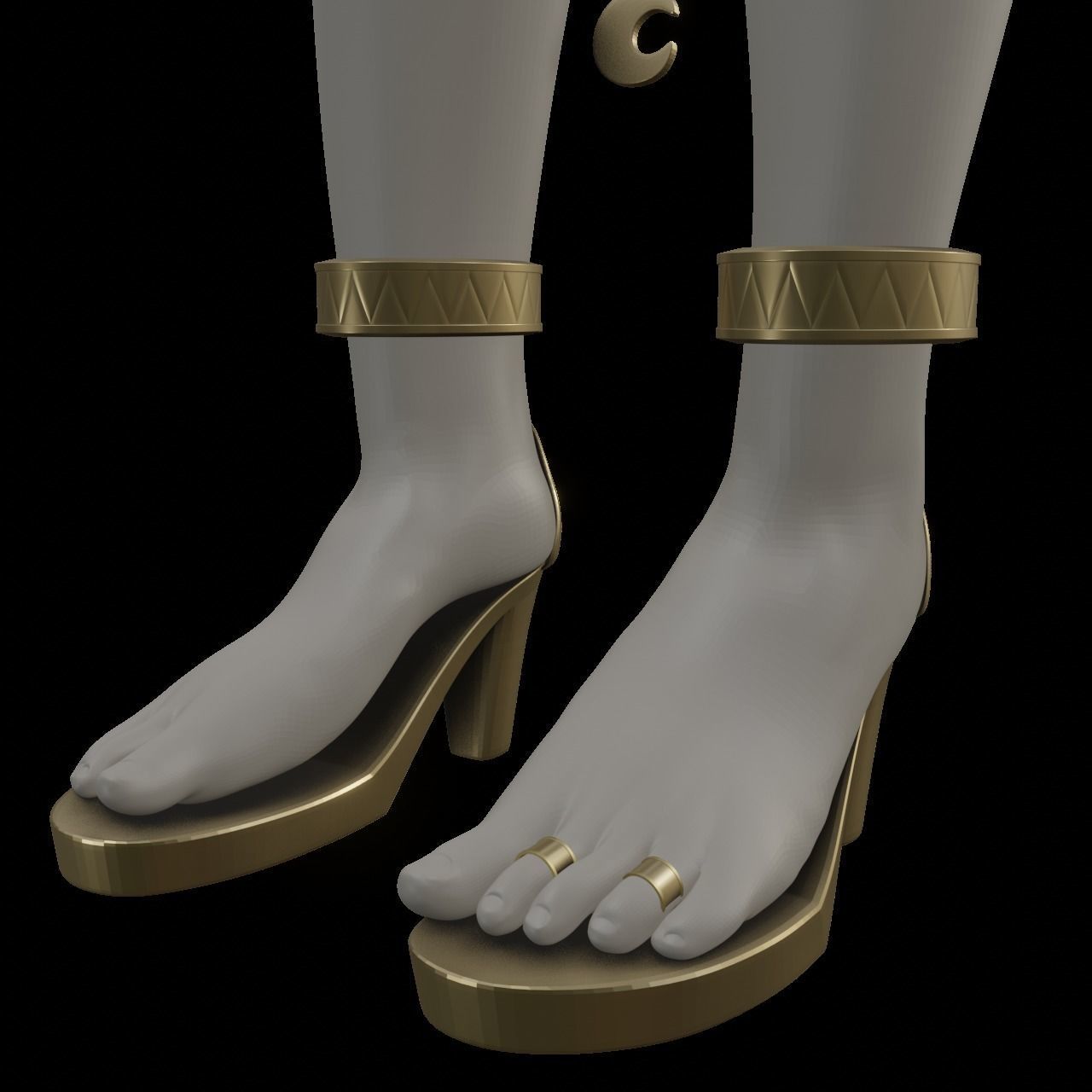 CANDACE COSPLAY 3D PRINT genshin impact 3D print model_13