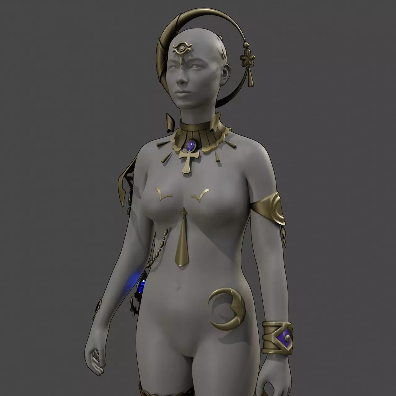 CANDACE COSPLAY 3D PRINT genshin impact 3D print model_0