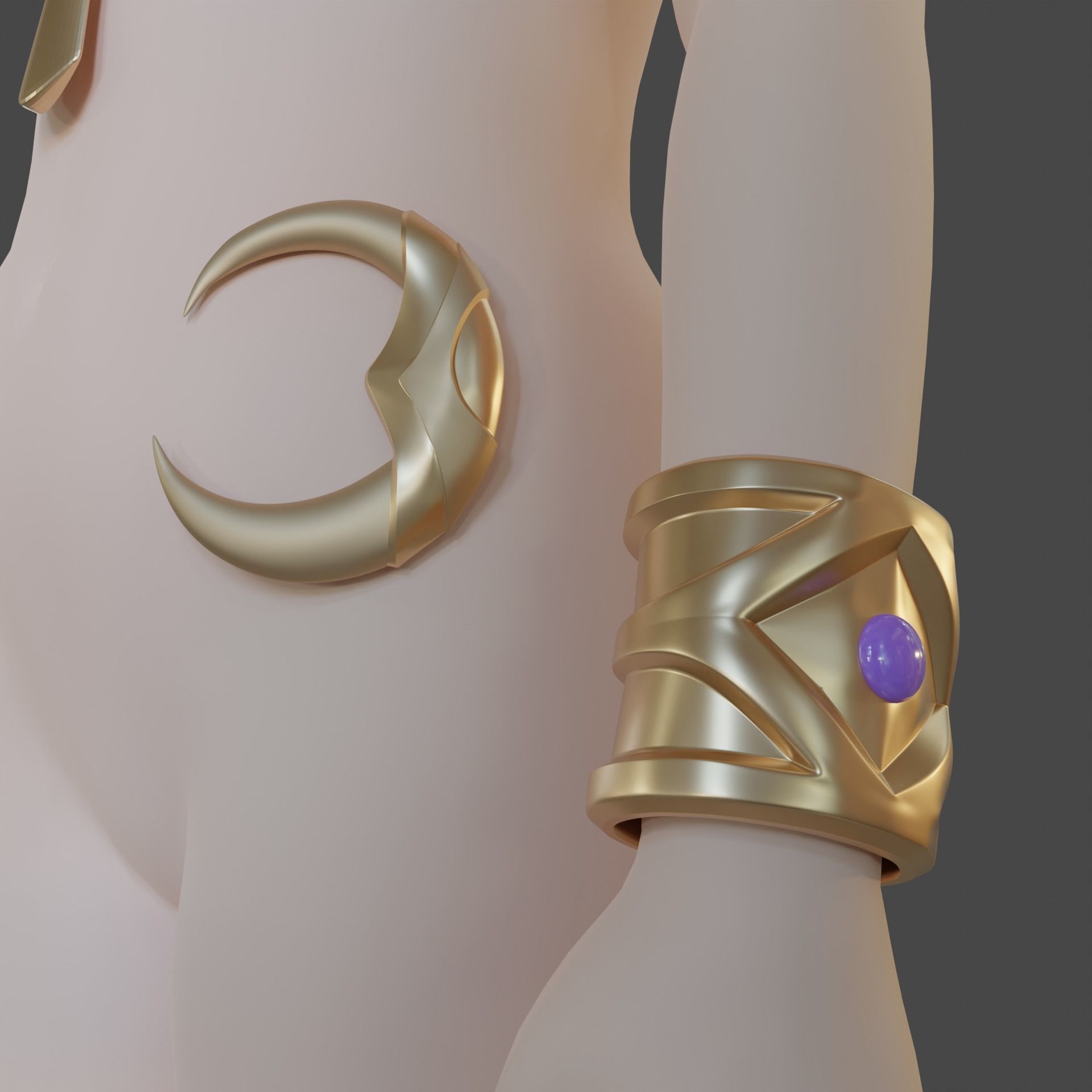 CANDACE COSPLAY 3D PRINT genshin impact 3D print model_4