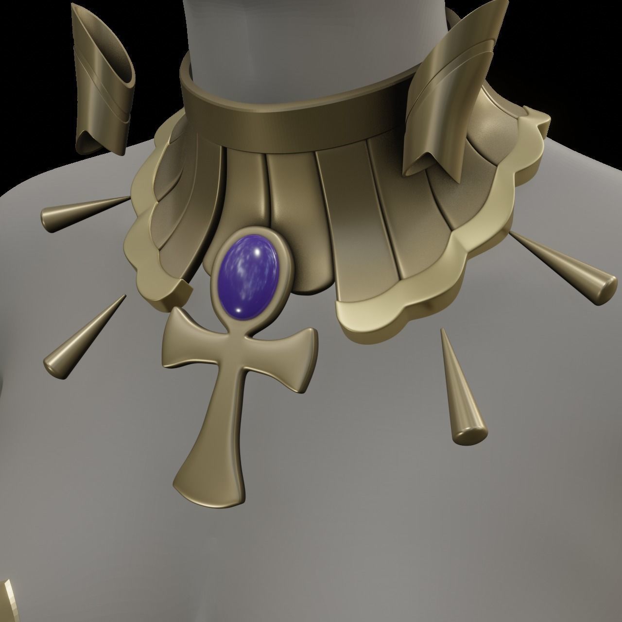 CANDACE COSPLAY 3D PRINT genshin impact 3D print model_10