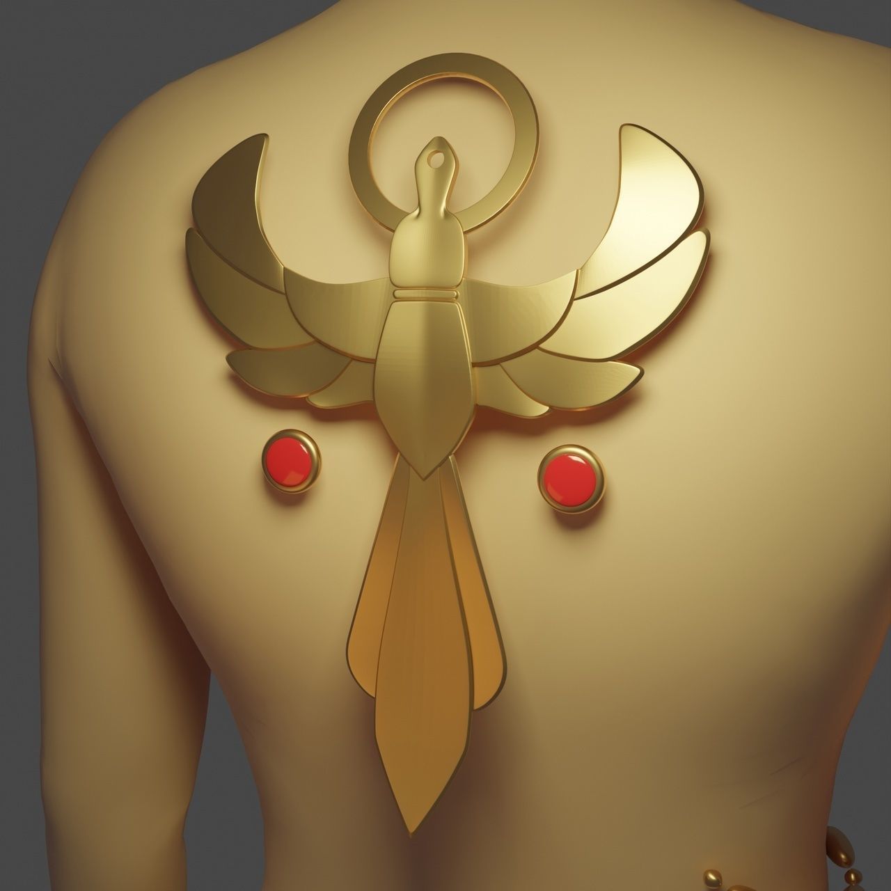 CANDACE COSPLAY 3D PRINT genshin impact 3D print model_5