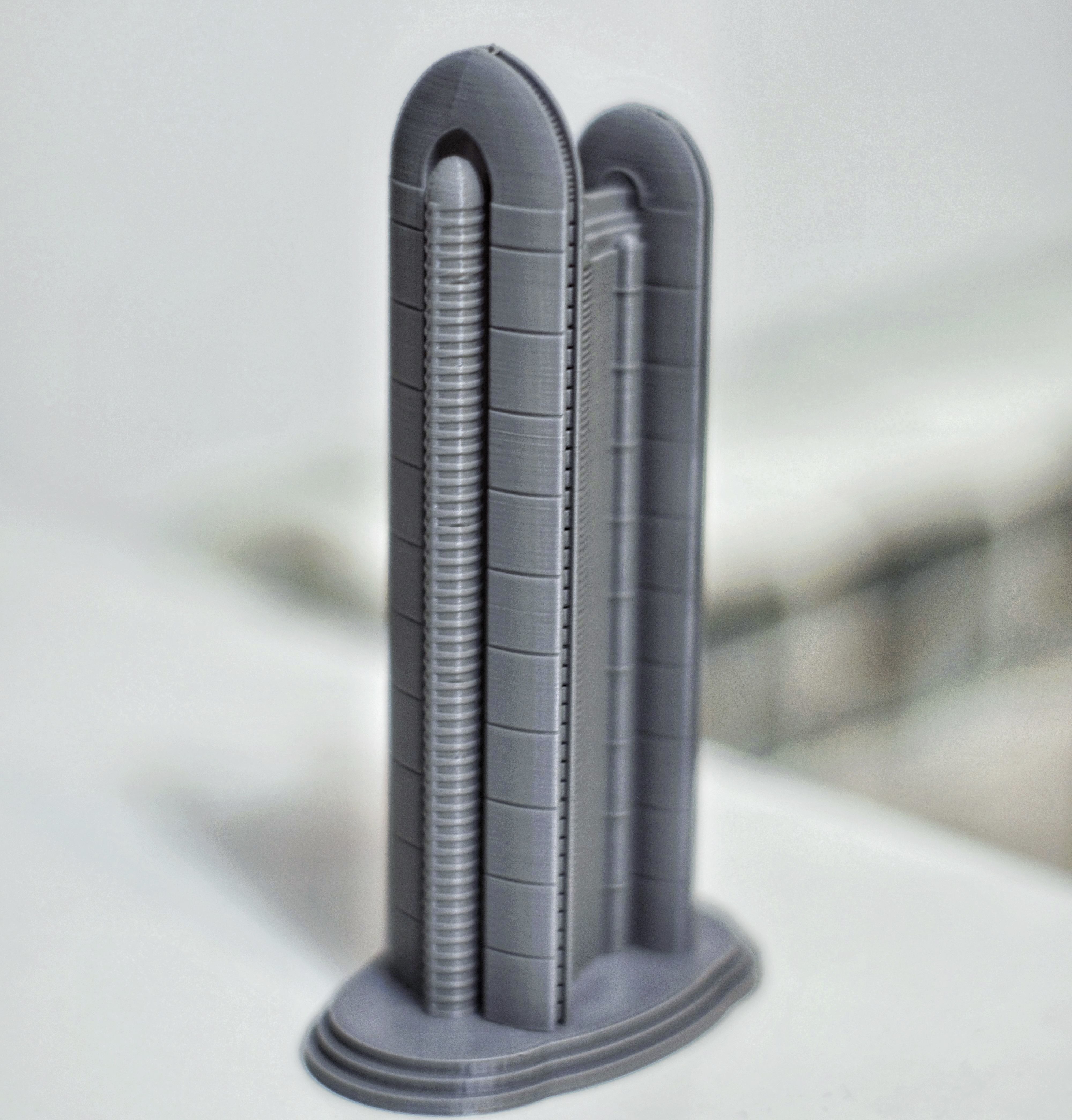 Star Wars building from Coruscant Planet 3D print model_1