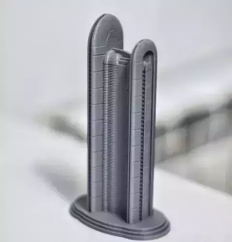 Star Wars building from Coruscant Planet 3D print model Star Wars building from Coruscant Planet 3D print model