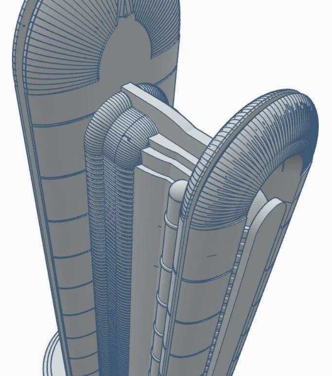 Star Wars building from Coruscant Planet 3D print model_6