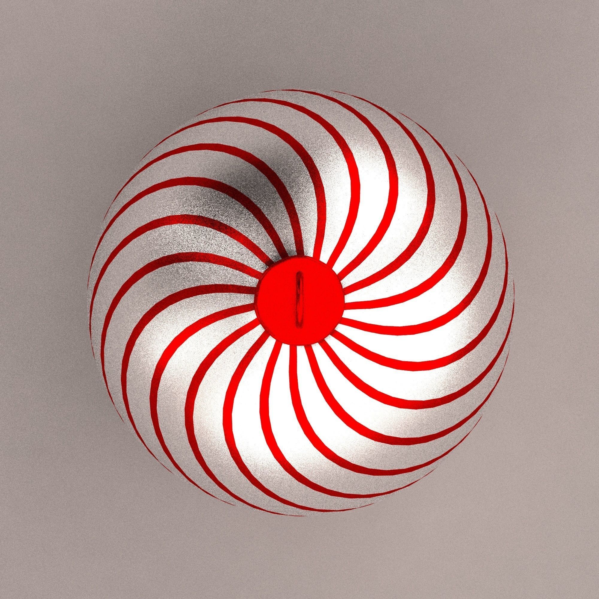 Christmas ball 3D model_3