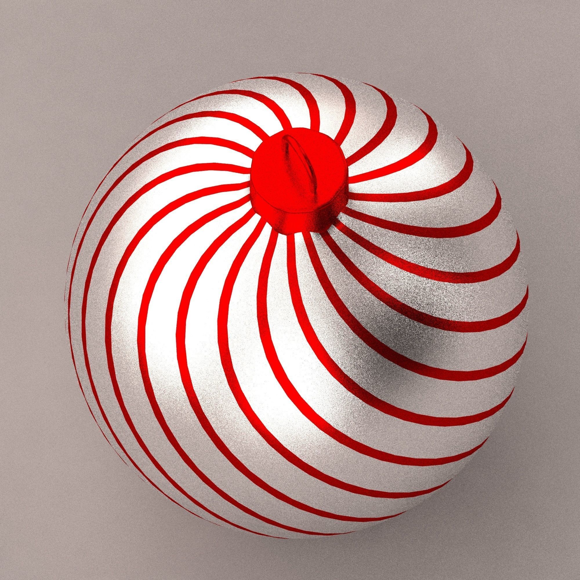 Christmas ball 3D model_4