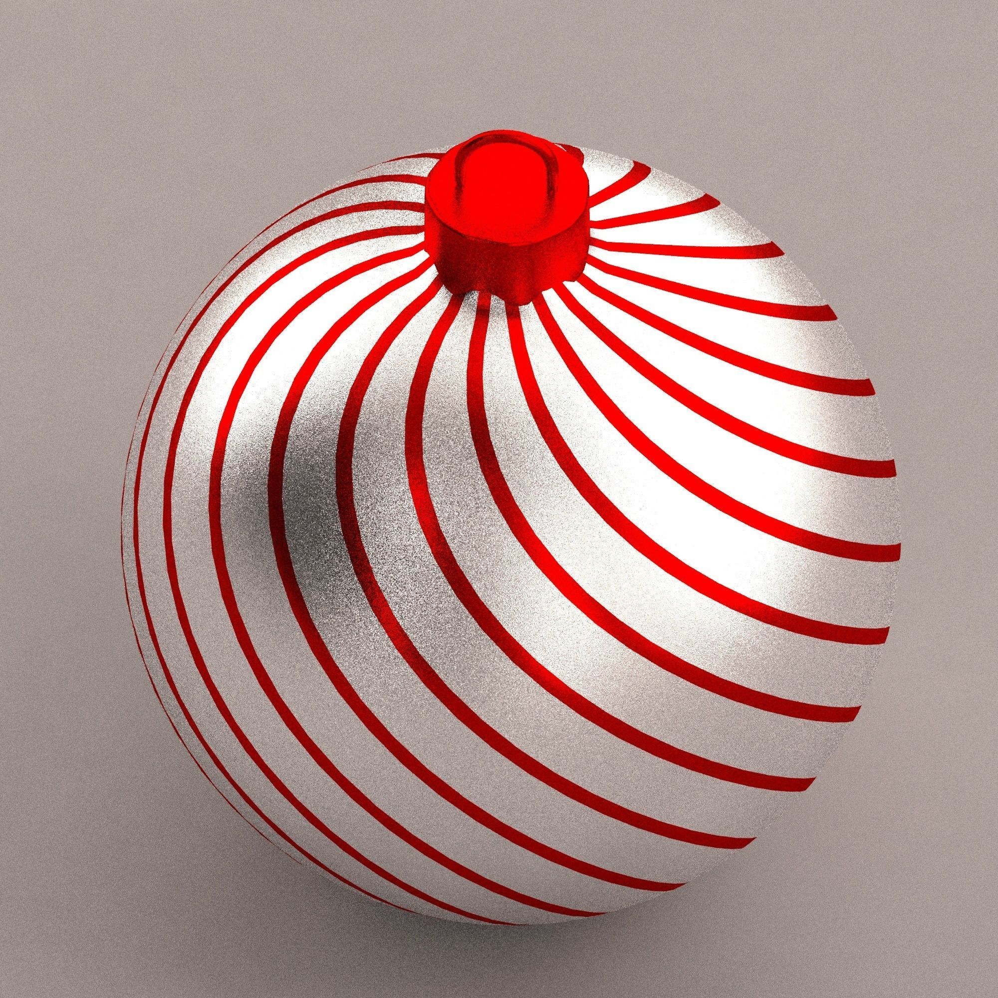 Christmas ball 3D model_1