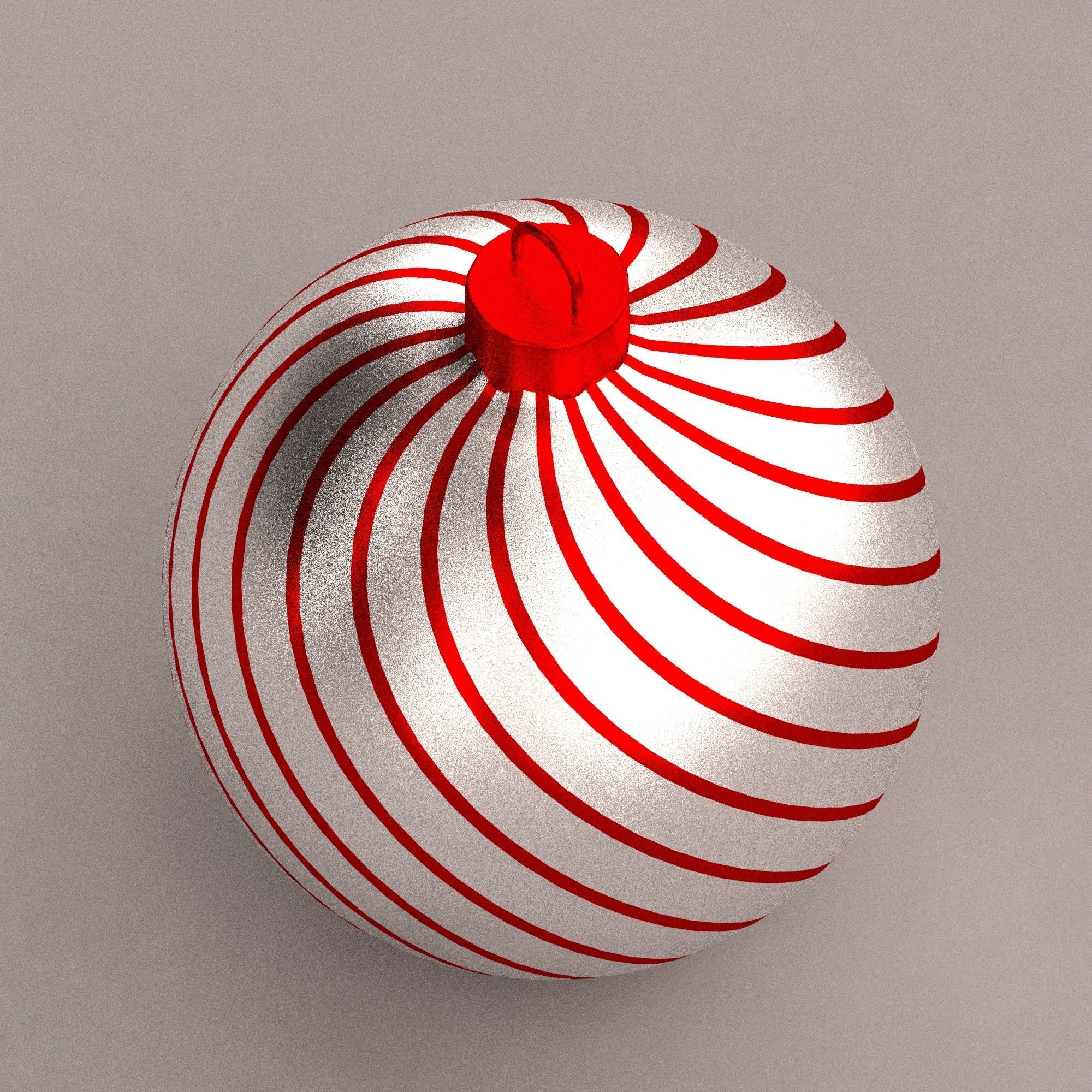 Christmas ball 3D model_2