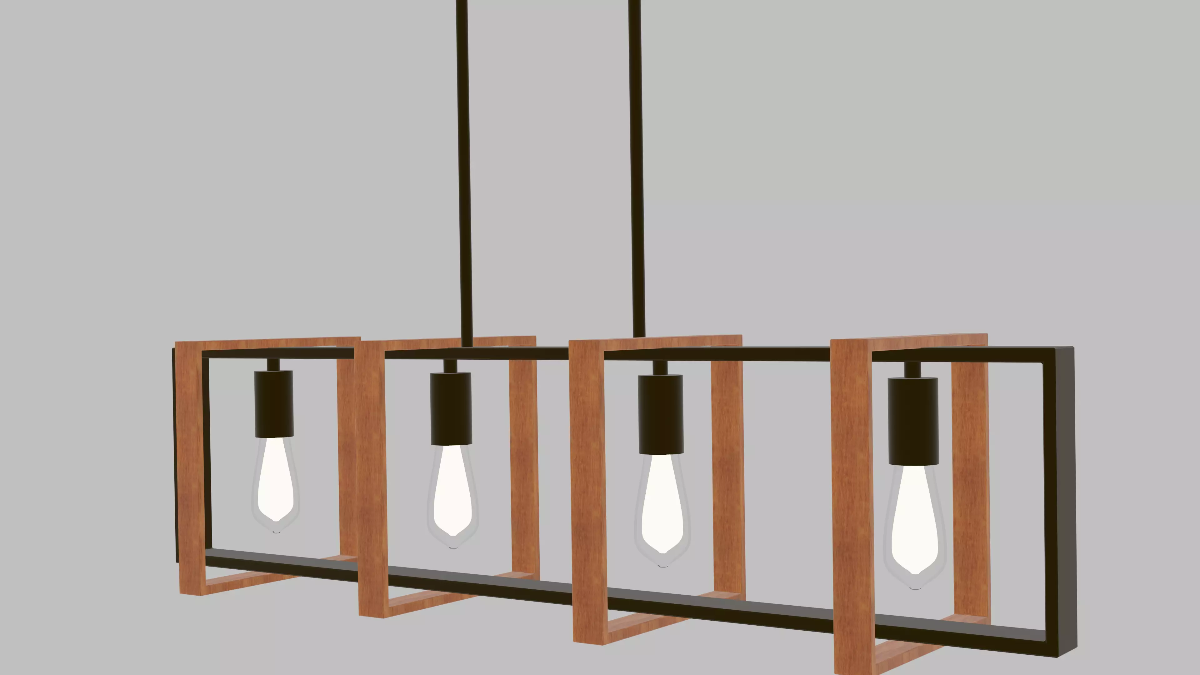 Contemporary Light Fixture 3D model