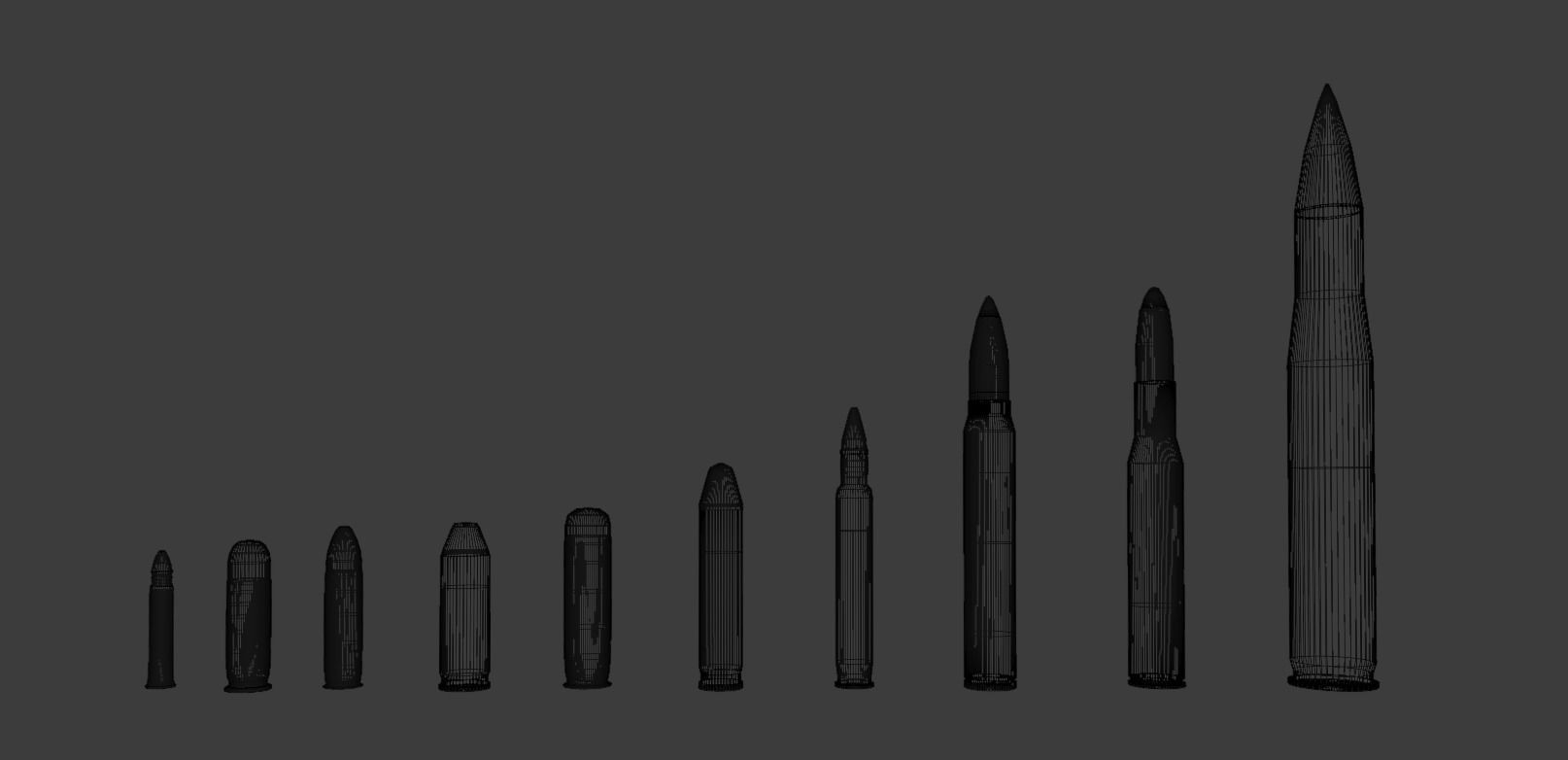 Bullets Free 3D model_3