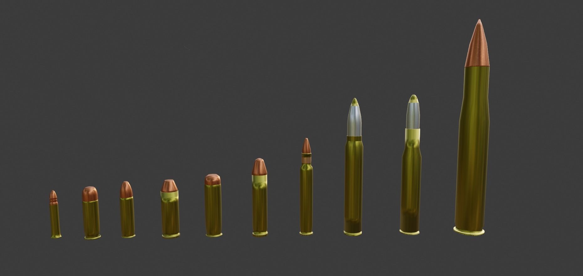 Bullets Free 3D model_2