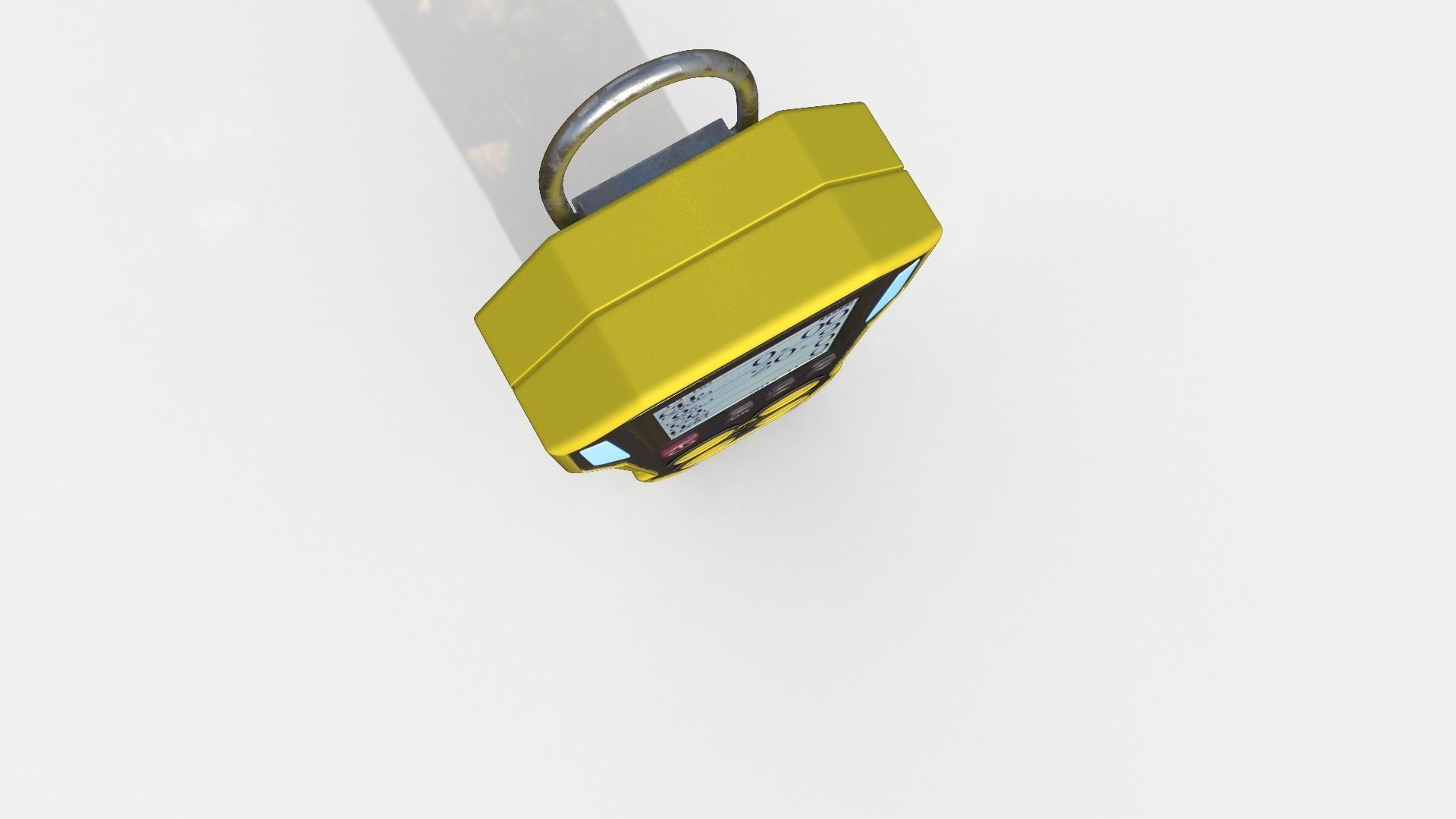 Gas Detector Low-poly 3D model_8