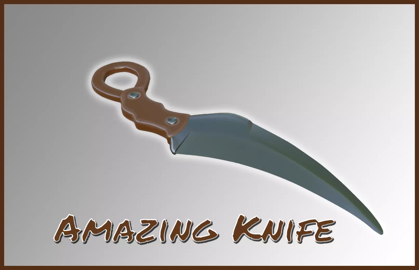 Amazing Knife  3D model_0