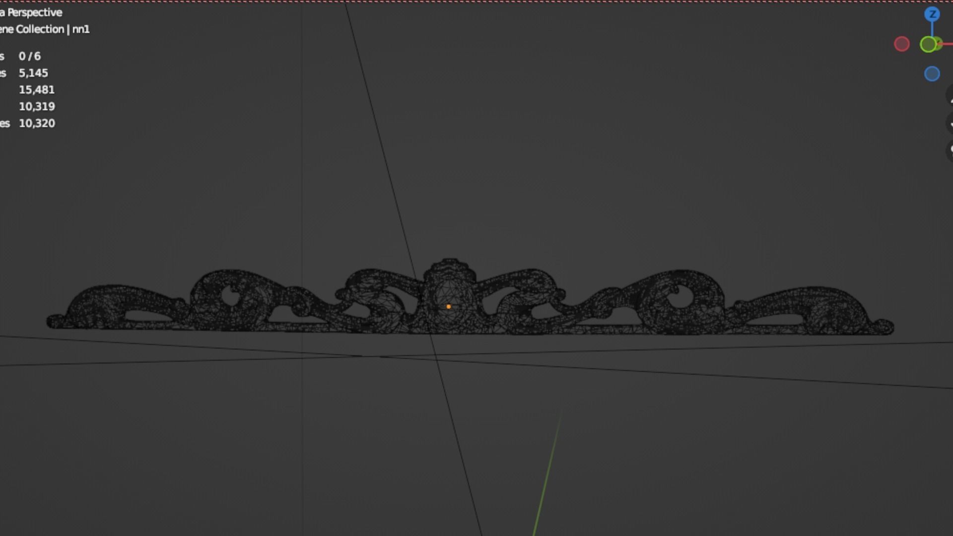 Classic decor ornament 217 3D model_6