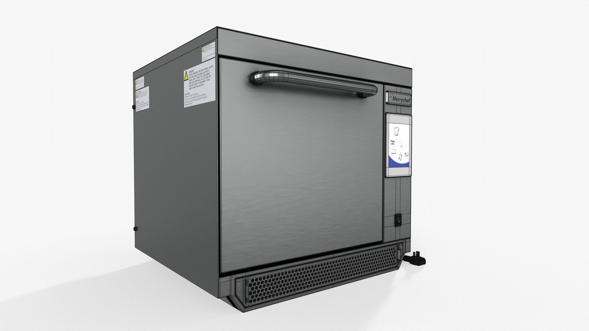 Merrychef Eikon Low-poly 3D model_4