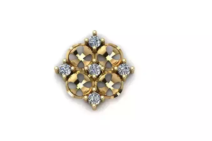 Diamond Style Nose Pin