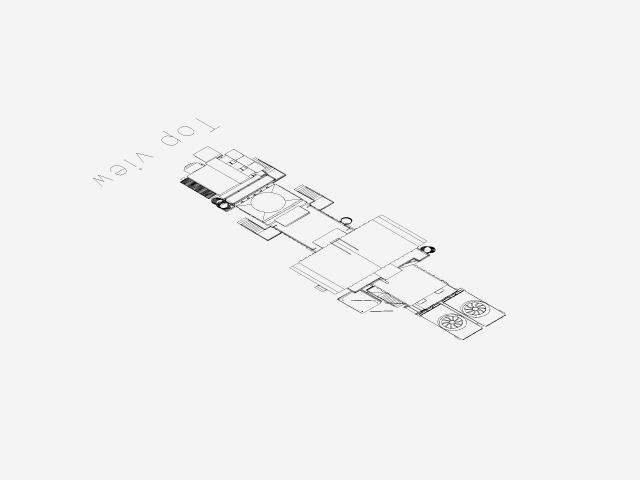GasTurbine group of steam turbines Free 3D model_6
