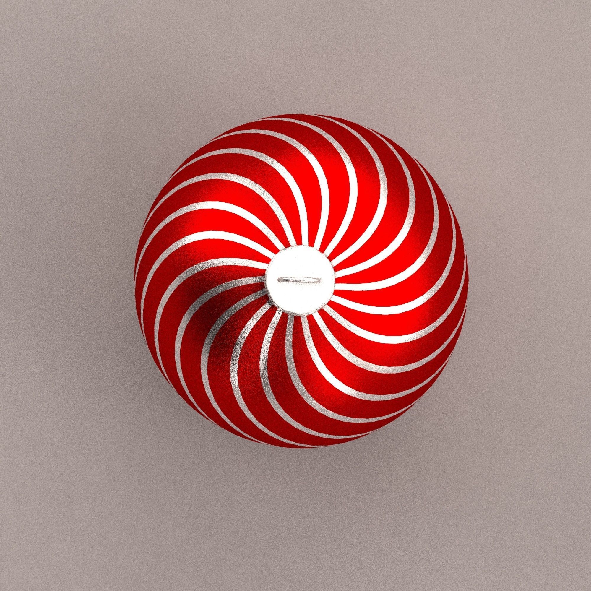 Christmas ball 3D model_2