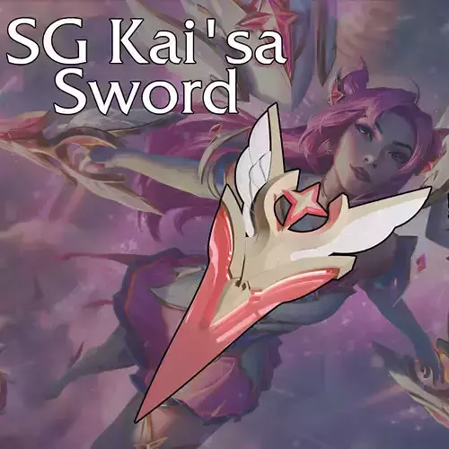 Star Guardian Kaisa Sword  3D print model