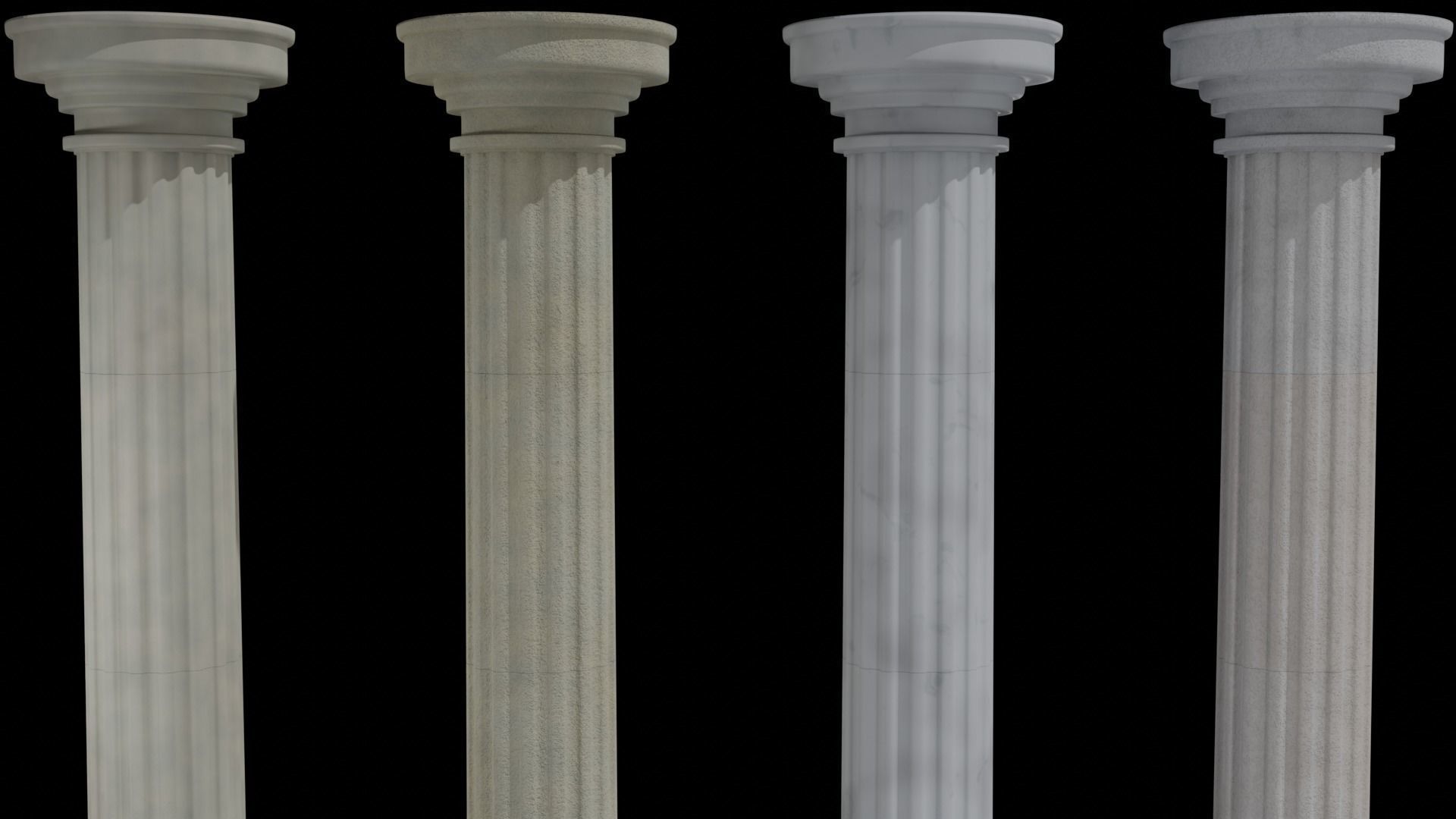 Roman Pillar Model 3D model_1