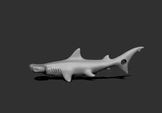 Whale2 shark figurine