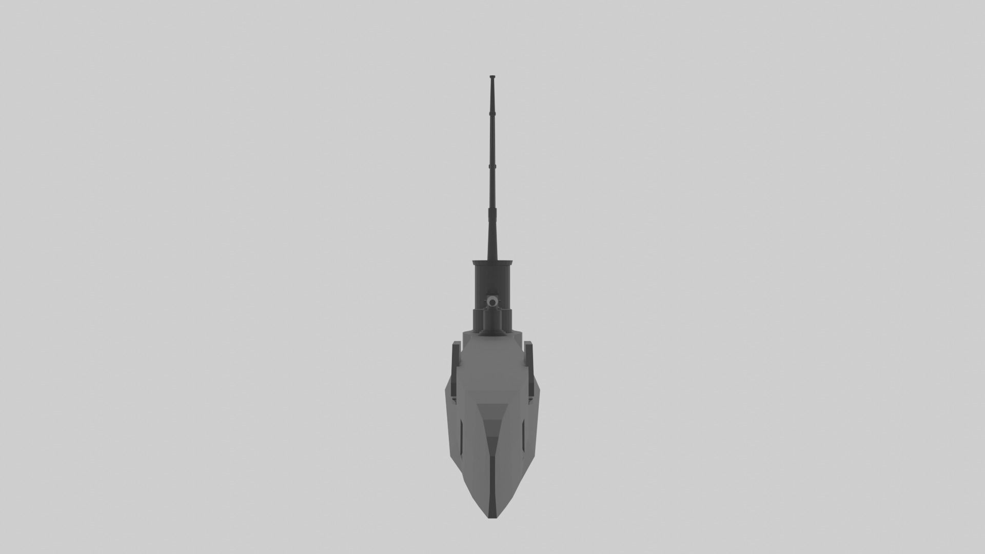 HMS Thrasher and Shark Bundle - Model for small scale printing 3D print model_6