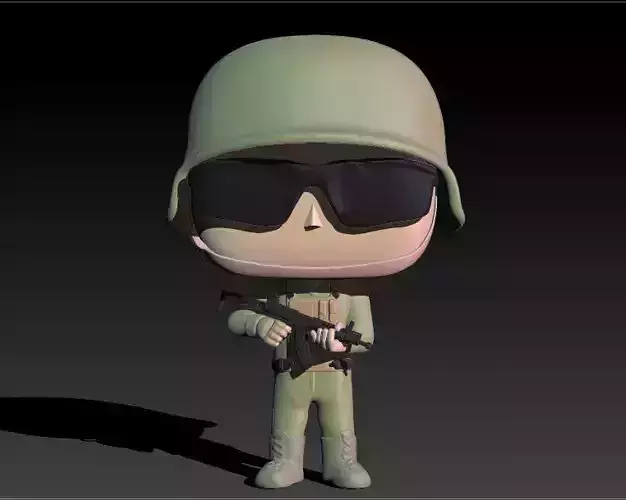 Funko Soldado 3D print model