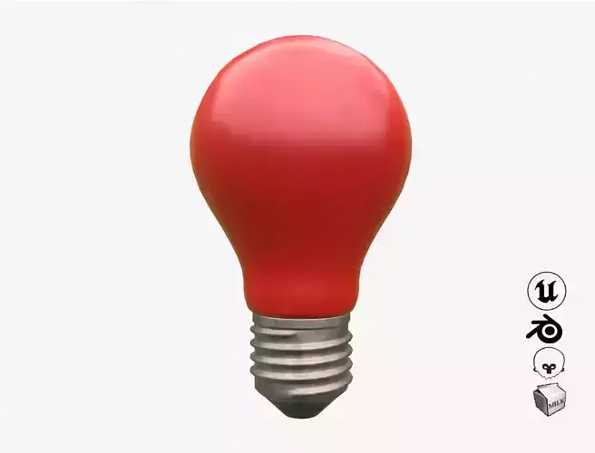 Realistic Color Lightbulb
