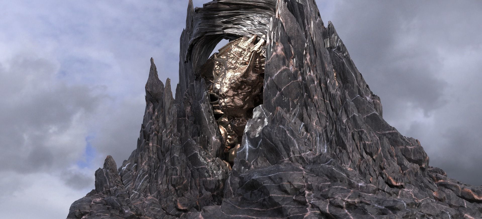 Dragon Wake Mountain 2 3D model_1