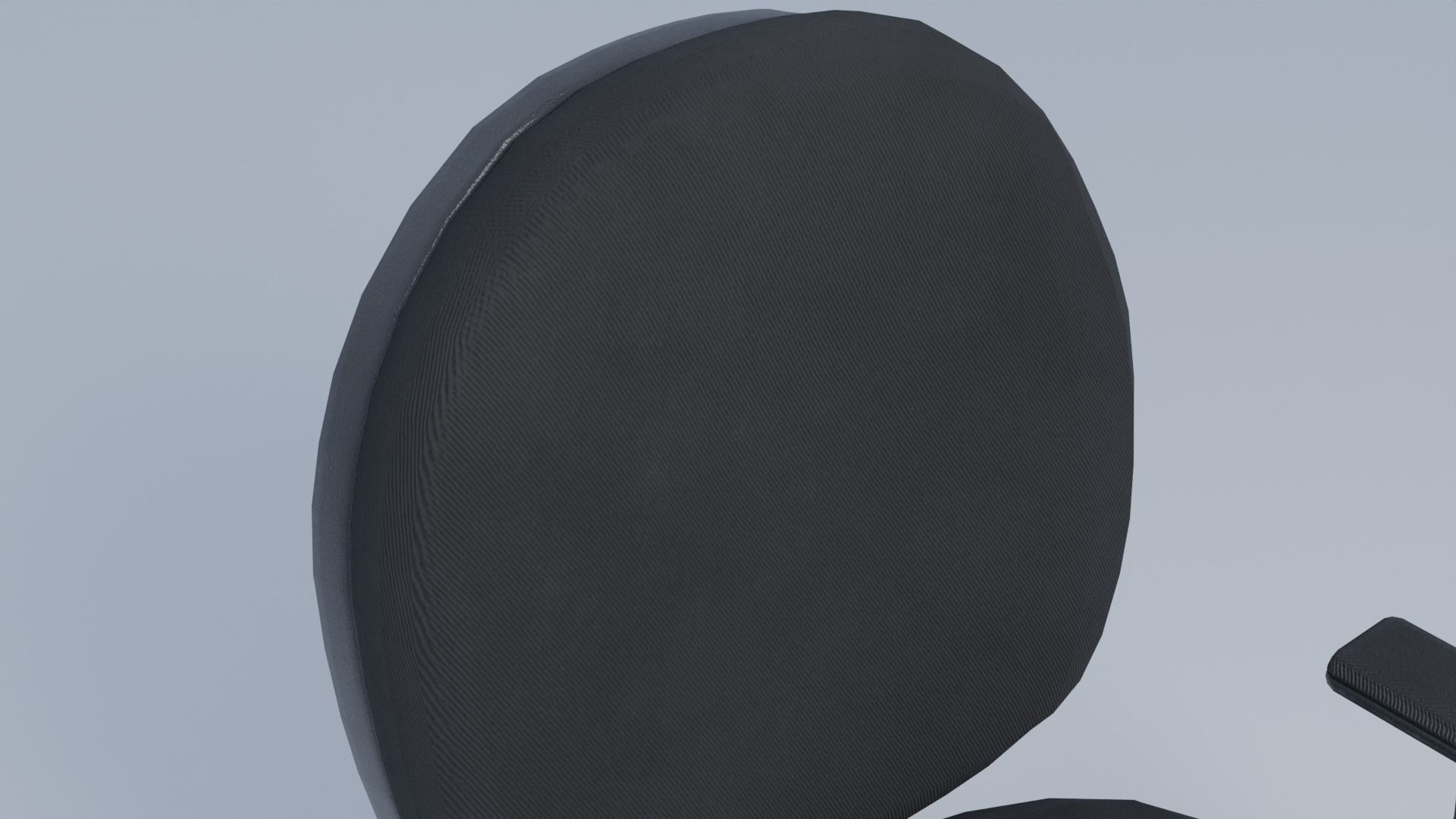 Office Chair 4K and 2K Low-poly 3D model_9