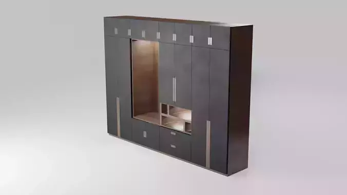 Modern closet wardrobe id10