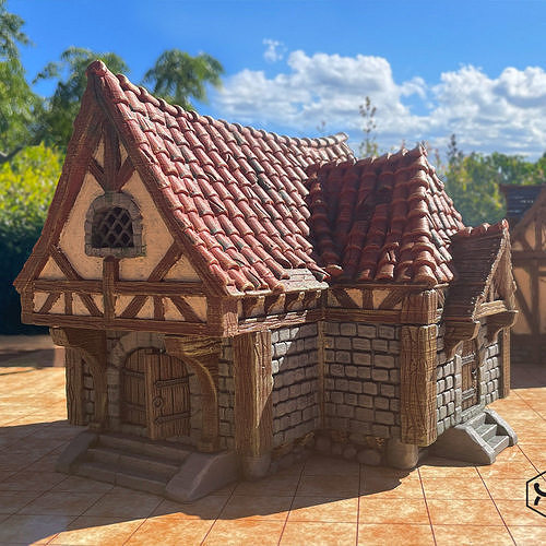 The Snoring Warrior Tavern Free 3D print model