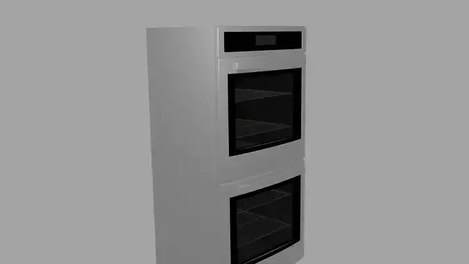 Double oven 3D model