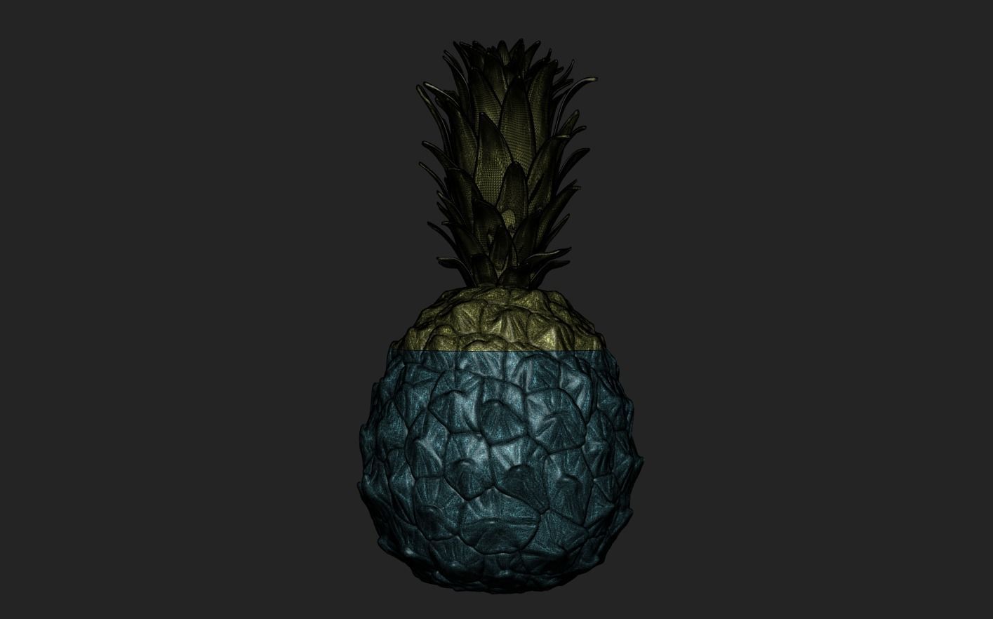 Pineapple 3D print model_15
