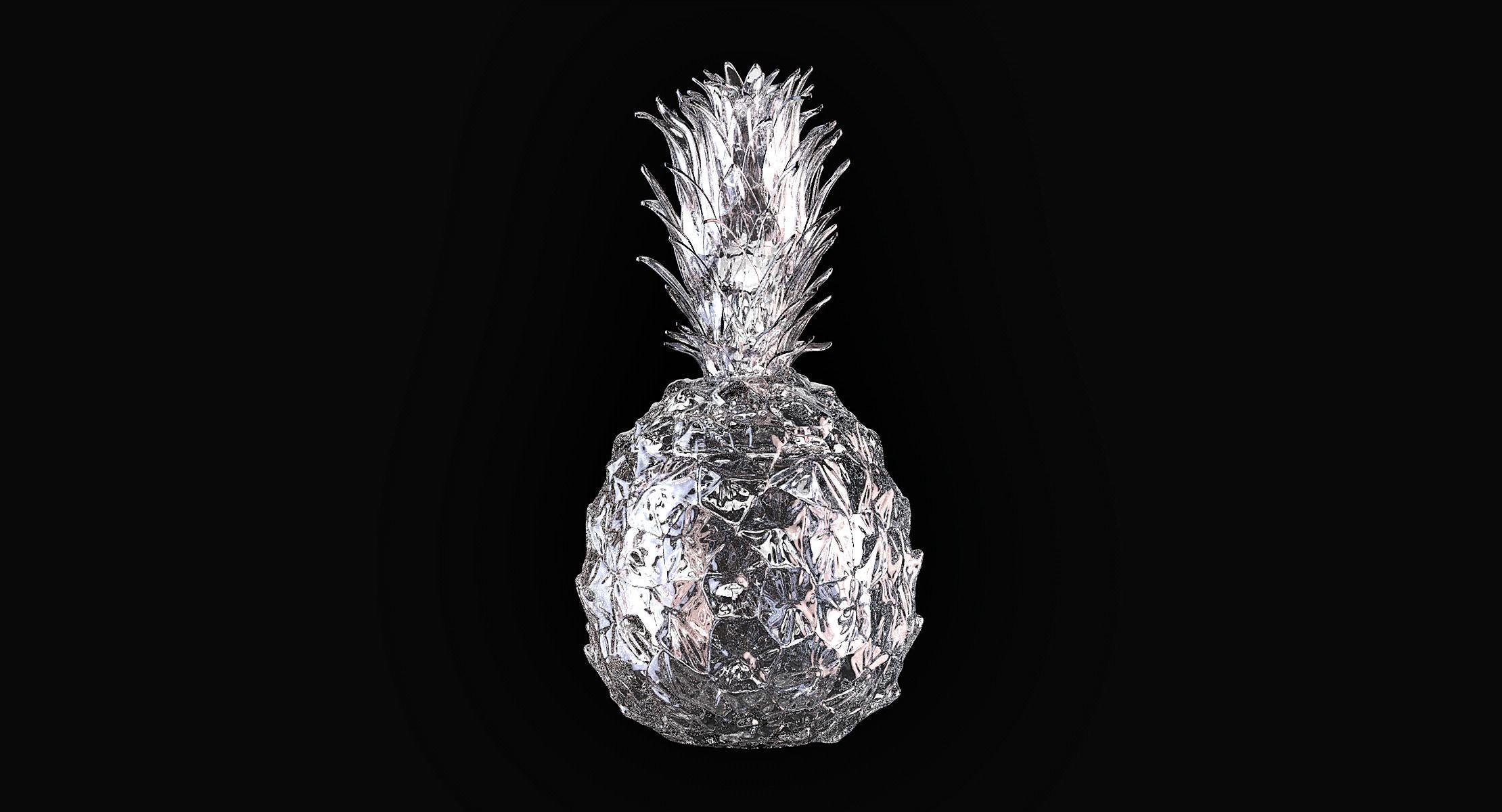 Pineapple 3D print model_9