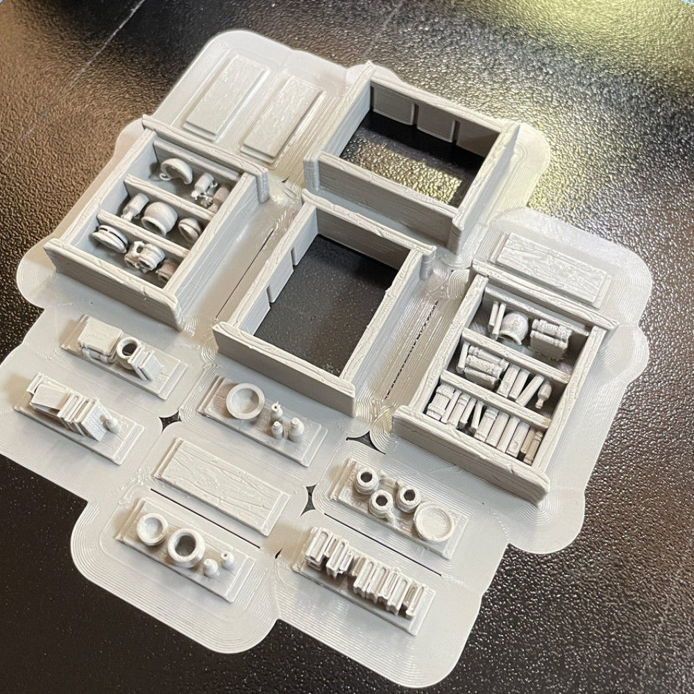 Bookshelf and Cupboard Free 3D print model_7