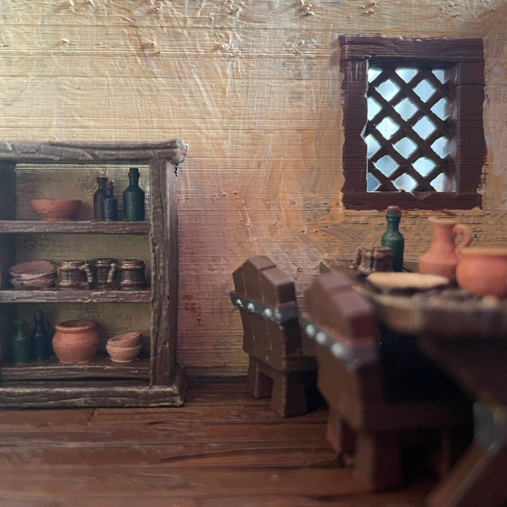 Bookshelf and Cupboard Free 3D print model_6