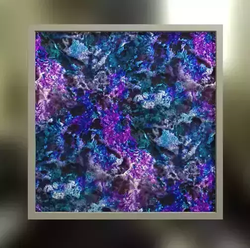 Cyan Dark Blue Purple and Pink Extraterrestrial Ground Texture