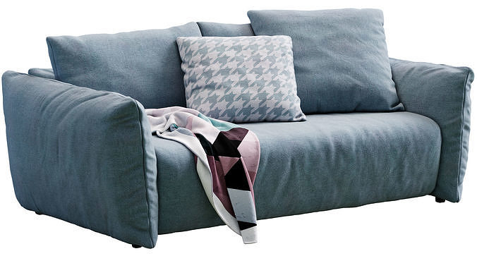 Sofa Scott By Meridiani 3D model 2