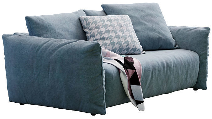 Sofa Scott By Meridiani 3D model 5